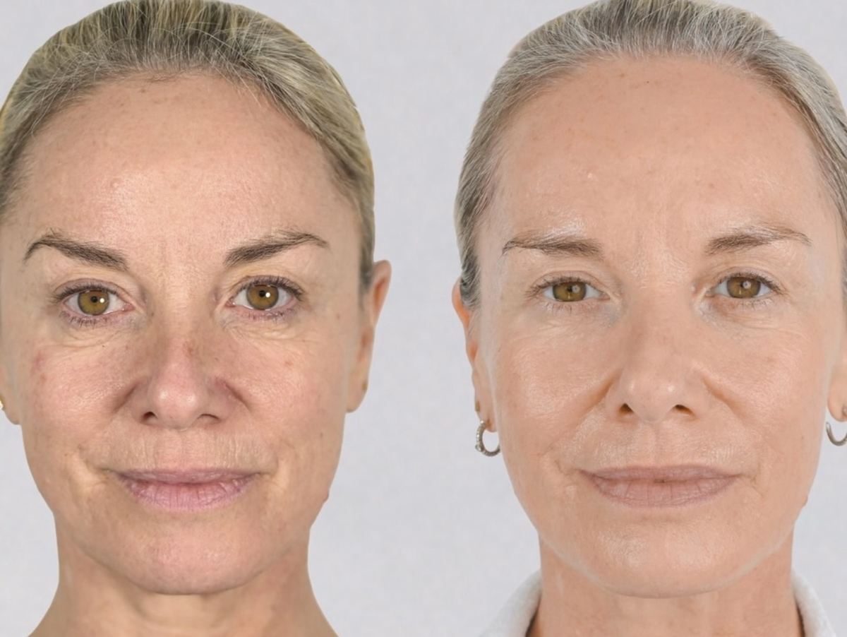 Rejuvenecimiento facial — frontal